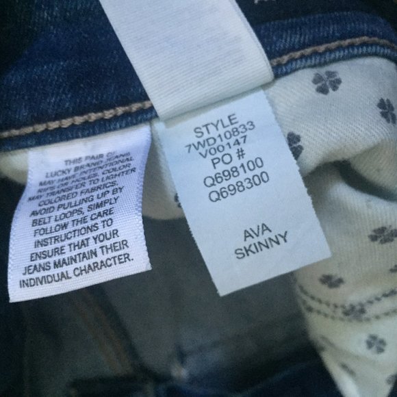 Lucky Brand Ava Skinny Jeans 6 - Picture 5 of 12